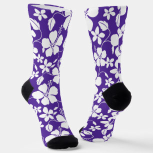 CALCETINES HAWAIIAN HULA (HIBISCUS) PURPLE
