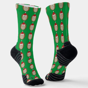 Calcetines Hedgehog Navidades Cute