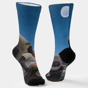 Calcetines Henri Rousseau - El gitano durmiente