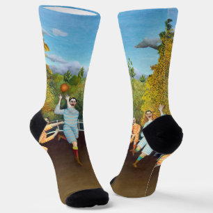 Calcetines Henri Rousseau - Los jugadores de fútbol