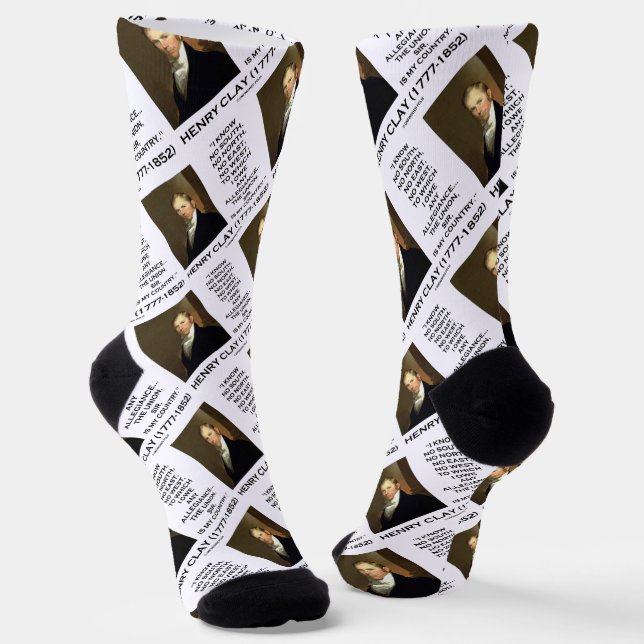 Calcetines Henry Clay No South No North No East No West Cita (Angular)