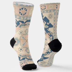 Calcetines Hermosa Alfombra Kilim Antigua Oriental