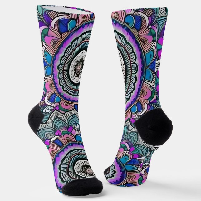 Calcetines Hermosos Socks de Mandala (Angular)
