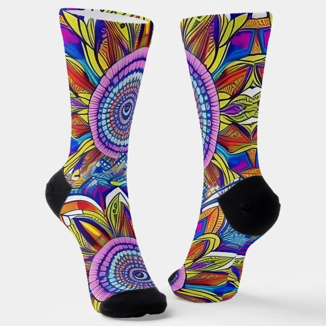 Calcetines Hermosos Socks de Mandala (Angular)