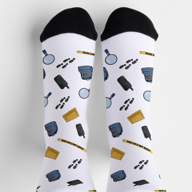 Calcetines Herramientas de Detective (Arriba)