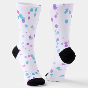 Calcetines Hexágono Mediotono Lunares Crew Sostenible Premium