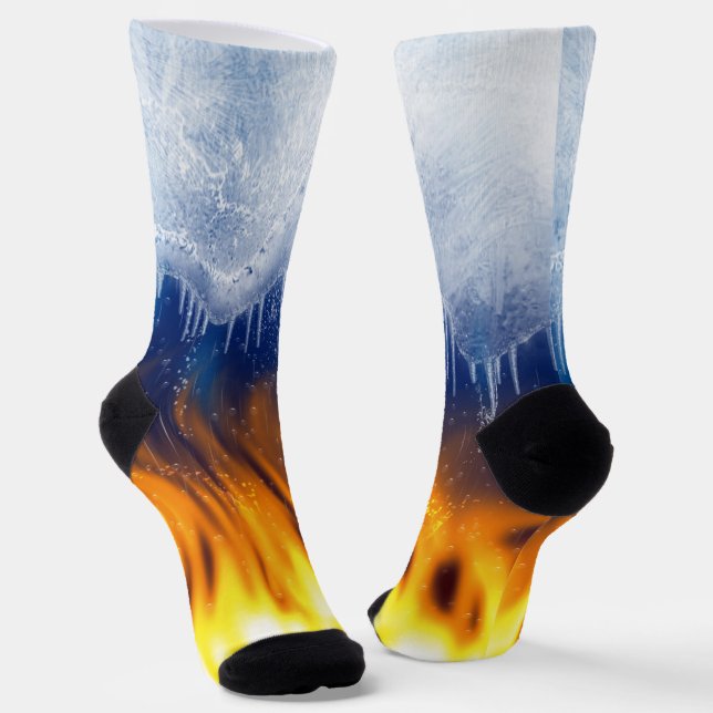 Calcetines Hielo y llama (Angular)