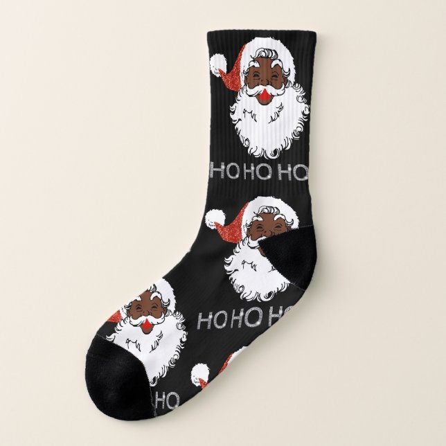 Calcetines ho black santa (Parte exterior derecha)