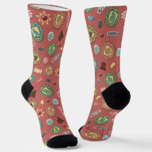 Calcetines HOGWARTS™ Patrón de cookies navideñas