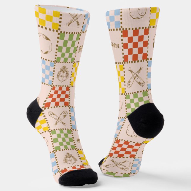 Calcetines HOGWARTS™ QUIDDITCH™ Patrón de verificación de equ (Angular)