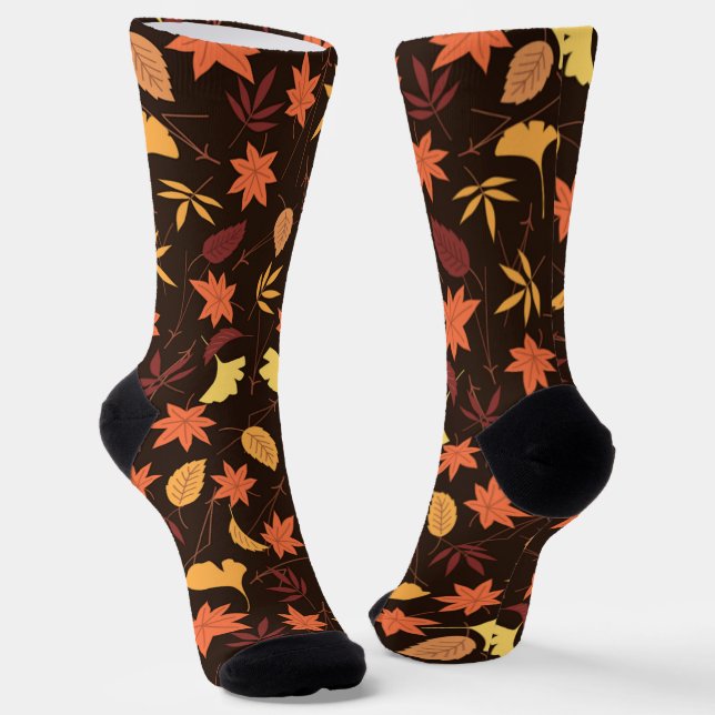 Calcetines Hojas de Otoño (Angular)