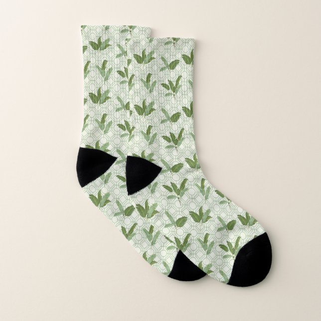 Calcetines Hojas de palma tropicales (Par)