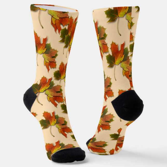 Calcetines Hojas Doradas de Otoño (Angular)