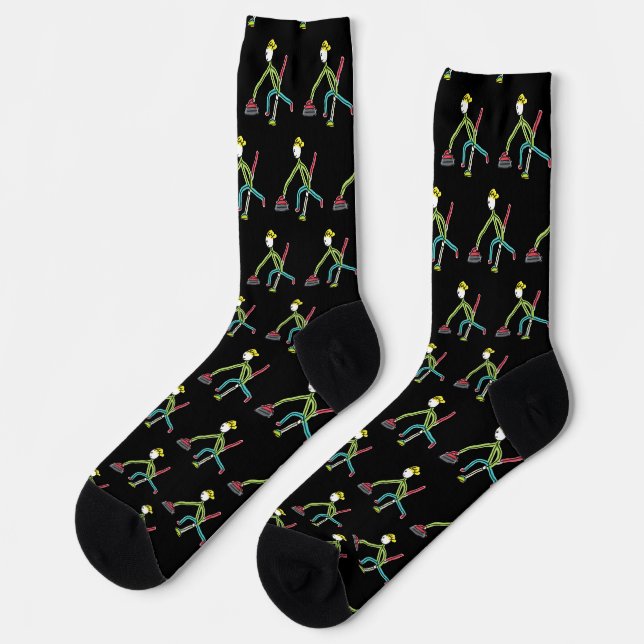 Calcetines Hombre de Curling (Izquierda)