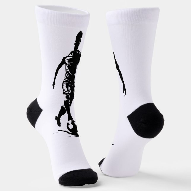 Calcetines Hombre de fútbol con balón (Angular)