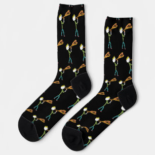 Calcetines Hombre de Palitos que Respira Fuego