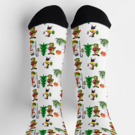 Calcetines Hombres De Nieve Y Navidades Animales