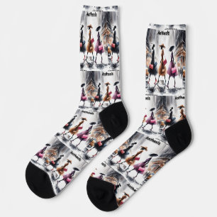 Calcetines Hormigueros de la Moda de NYC Hormigas que Llegan