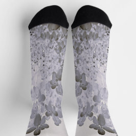 Calcetines Hortensia Limelight Negra y Gris Elegante