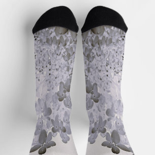 Calcetines Hortensia Limelight Negra y Gris Elegante