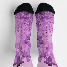 Calcetines Hortensia Limelight Rosa y Negra Elegante