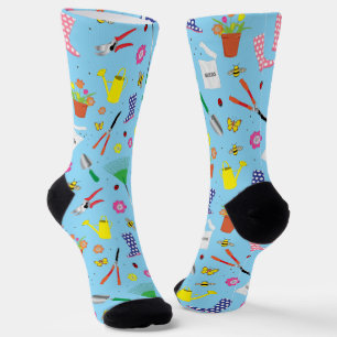 Calcetines Horticulturista Botanista Gardening Tools Pattern