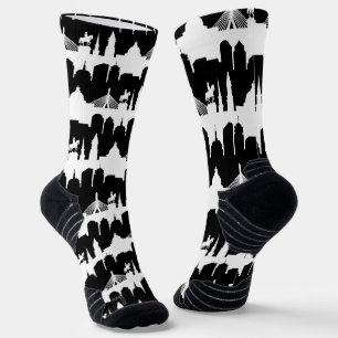 Calcetines Huella de Skyline de Boston