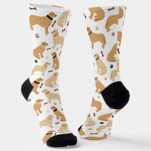 Calcetines Huesos y patas de Golden Retriever