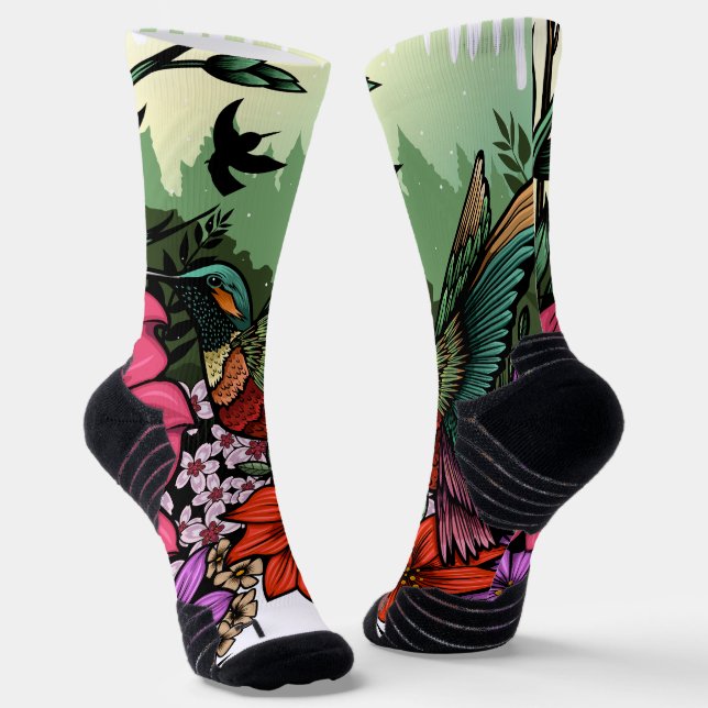 Calcetines Hummingbird Garden (Angular)