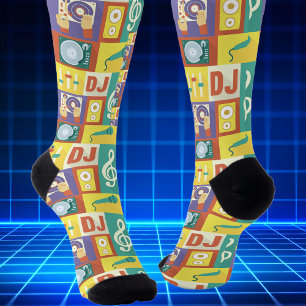 Calcetines Icono de DJ profesional diseñado