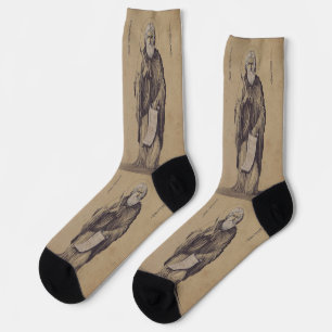 Calcetines Icono de San Elías el Profeta Arte Sagrado