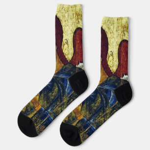 Calcetines Icono ortodoxo del santo ángel Gabriel
