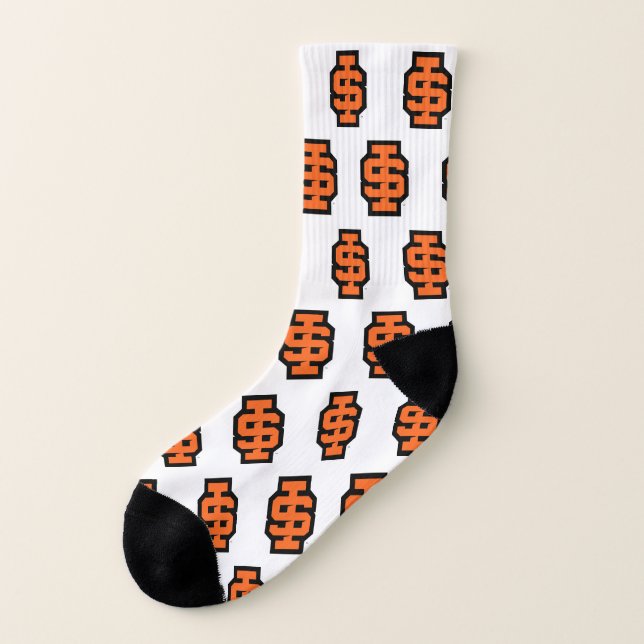 Calcetines Idaho State University Bold Bengala Logo (Parte exterior derecha)