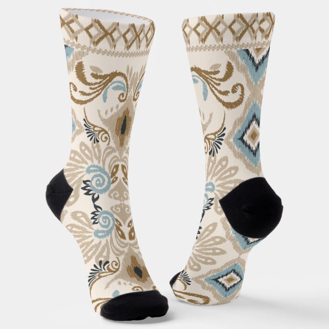 Calcetines Ikat Chevron Paisley (Angular)