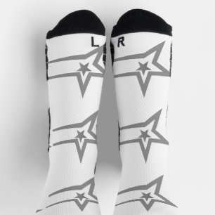 Calcetines Imagen Estrellas Impresas Aspecto Atractivo Estilo