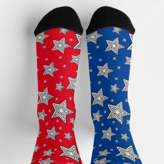 Calcetines impares con estrellas