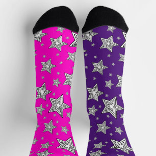 Calcetines impares con estrellas