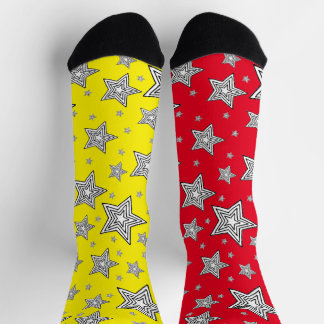 Calcetines impares con estrellas