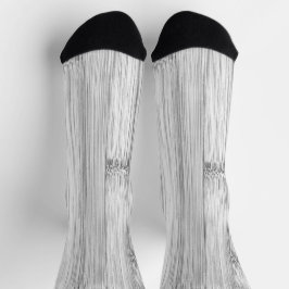 Calcetines Impresión de madera de bambú gris Guay