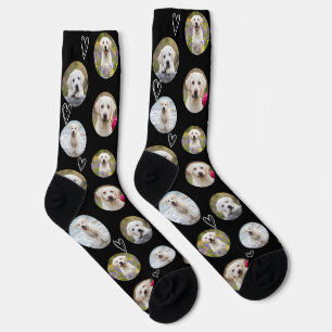 Calcetines Imprime tu propia foto de mascota personalizada