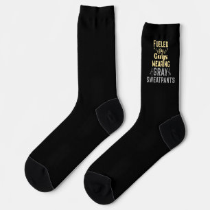 Calcetines Impulsado Por Tipos Que Usan Pantalones De Sudader