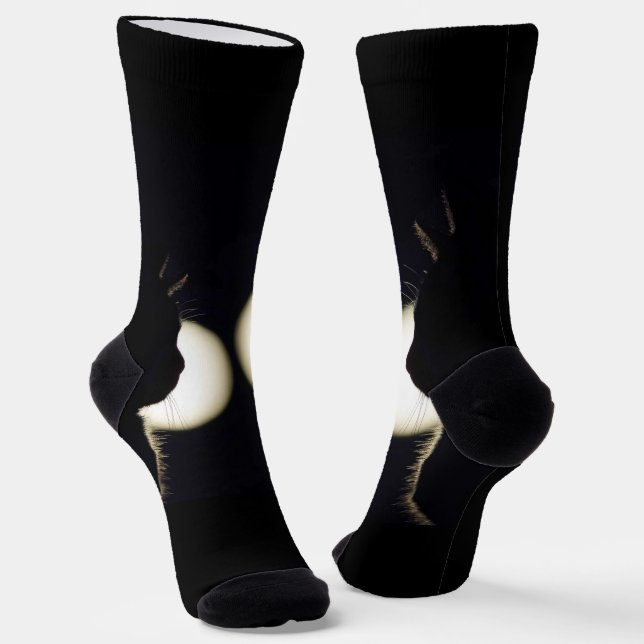 Calcetines Increíbles Ladrones Gatos Negros Vistos (Angular)