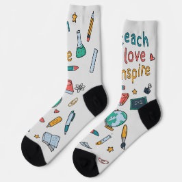 Calcetines Inspira amor de enseñanza