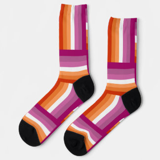 Calcetines inspirados por el orgullo lésbico