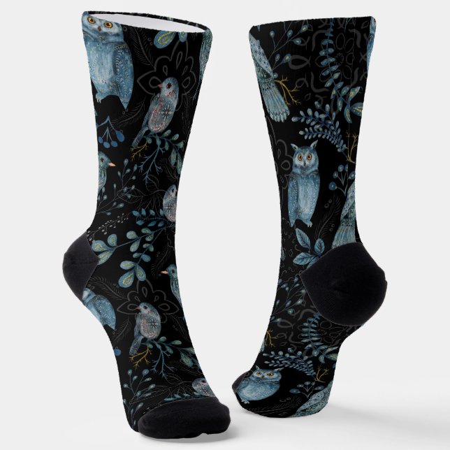 Calcetines Intricate  floral and paisley  pattern  (Angular)