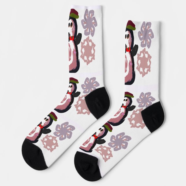 Calcetines Invierno de pingüino (Izquierda)