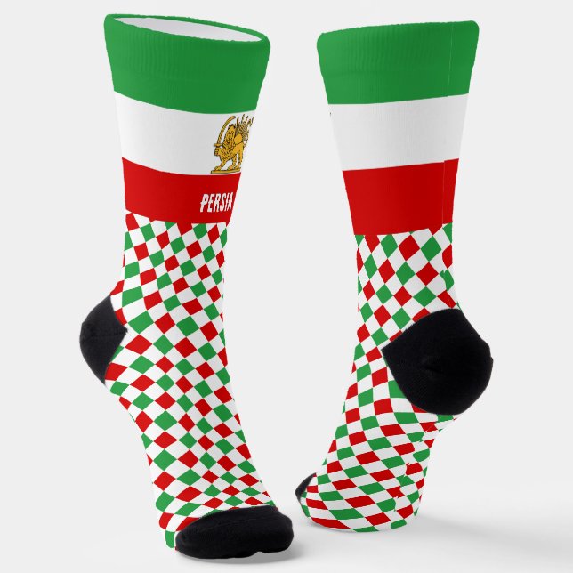 Calcetines Irán, Oscars de Persia, bandera persa / Shah de Ir (Angular)