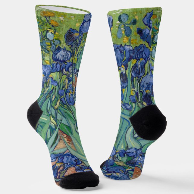 Calcetines Irises de Van Gogh (Angular)