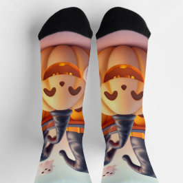 Calcetines Irresistible Pumpkin Socks – Cute Halloween Magic