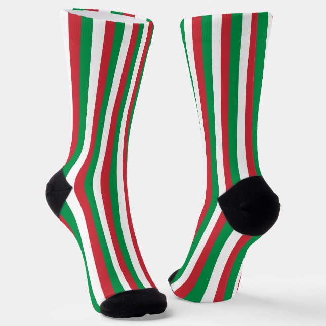 Calcetines Italia Socks, moda patriótica de bandera italiana (Angular)